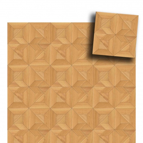 Художественный паркет Da Vinci Щитовой 26-444 Дуб (Гладкая) 500х500 мм 26010444 - Вид №1