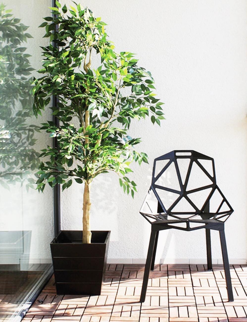 Magis Chair One SD461 Стул черный, выполнен полностью из алюминия в цвете ножки - сиденье: black - black. - Вид №10