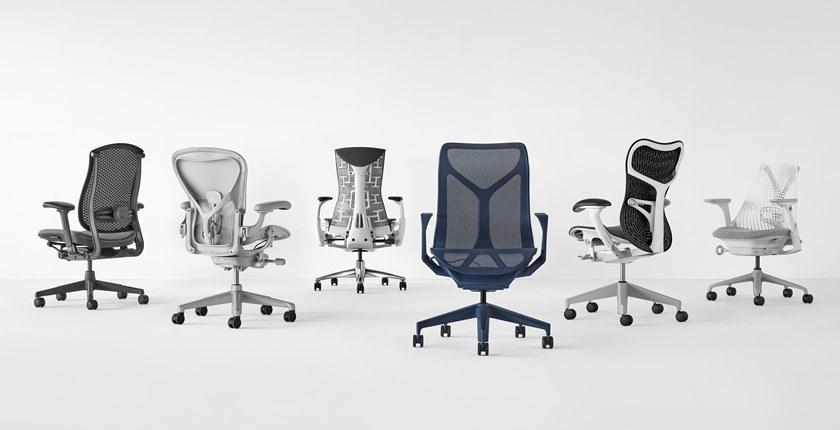Herman Miller Эргономичное офисное кресло со средней спинкой Cosm sun-id-1469310 - Вид №11