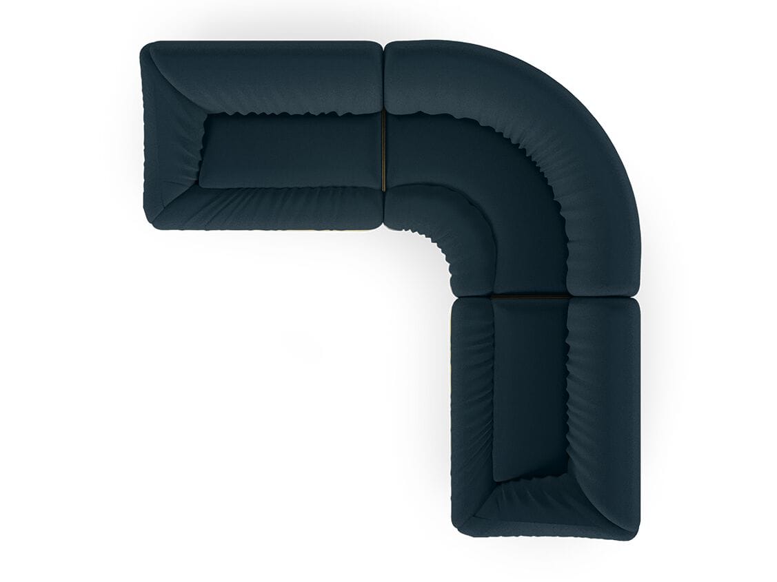 Изогнутый диван из ткани Essential Home Xenox ARCH-00027796 - Вид №13