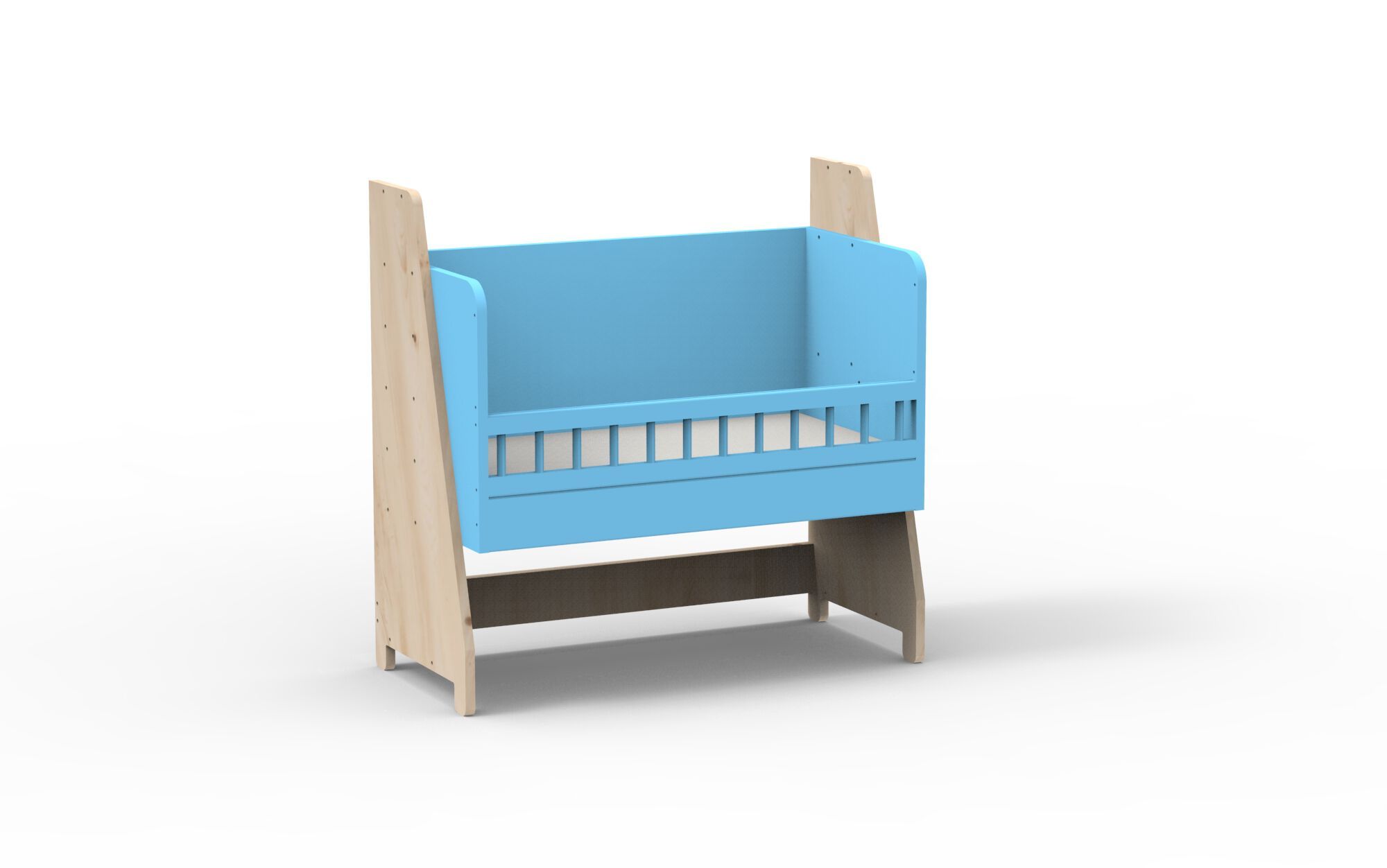 Лакированная деревянная кровать для сна Mathy by Bols ASYMETRY ARCH-00052185 - Вид №26