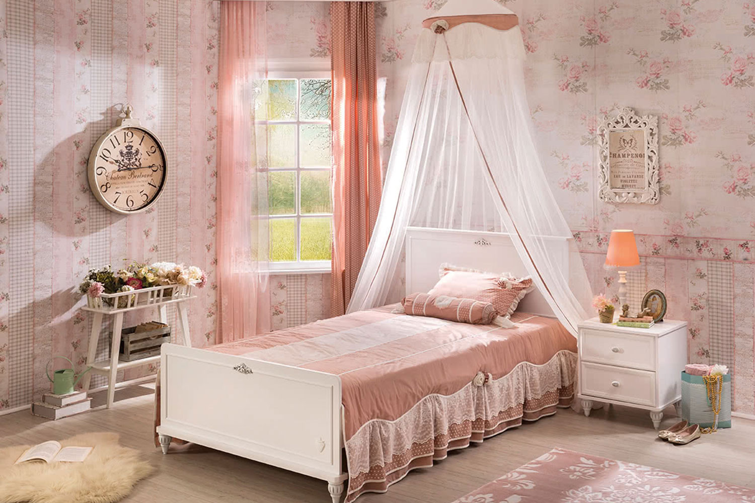 Покрывало с подушкой 120х200 см светло-розовое Dream CILEK ROMANTIC 00-3832463 Розовый Santreyd - Вид №5