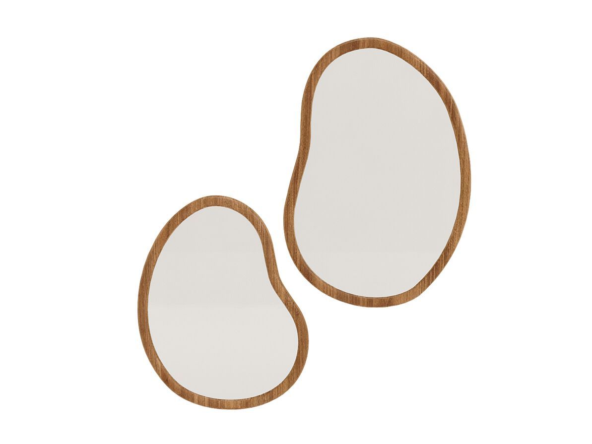 Деревянное зеркало с рамкой стены ANA ROQUE INTERIORS ARCH-00089984