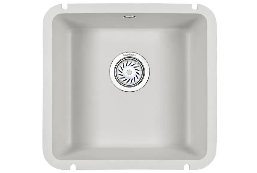 3801, АРКТИК (БЕЛЫЙ), кухонная мойка, кварц GRANULA 3801-ST87 - Вид №1