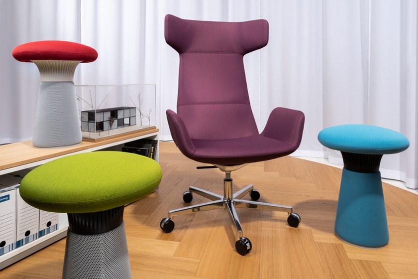 LD Seating Низкий табурет из ткани Funghi Funghi-n1 50/46 - Вид №3