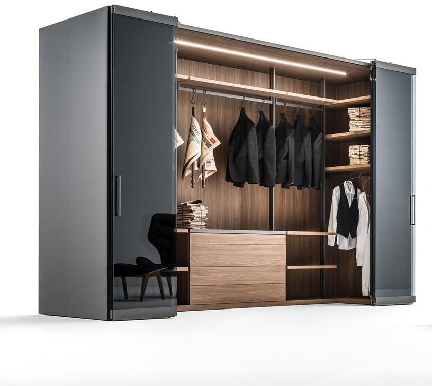 Caccaro Гардеробная из дерева и стекла Camerino sun-id-1494441 - Вид №2