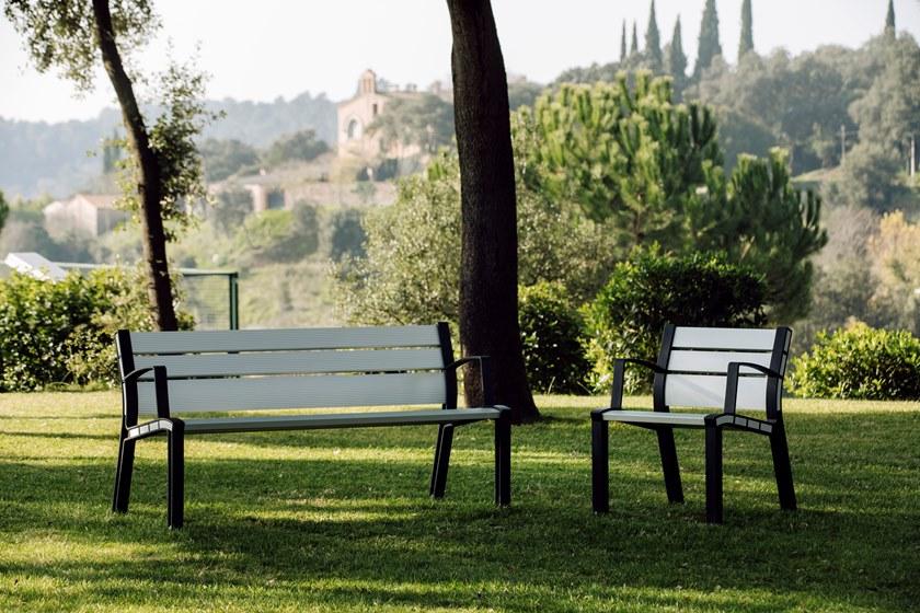 URBIDERMIS Скамья с подлокотниками со спинкой Neoromántico sun-id-1412609 - Вид №3