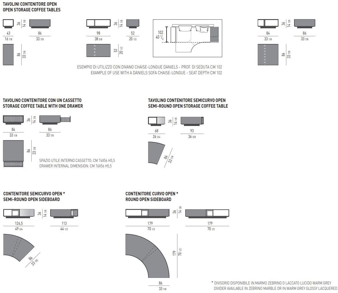Minotti Низкий стол с вещевым ящиком sun-id-1344805 - Вид №11