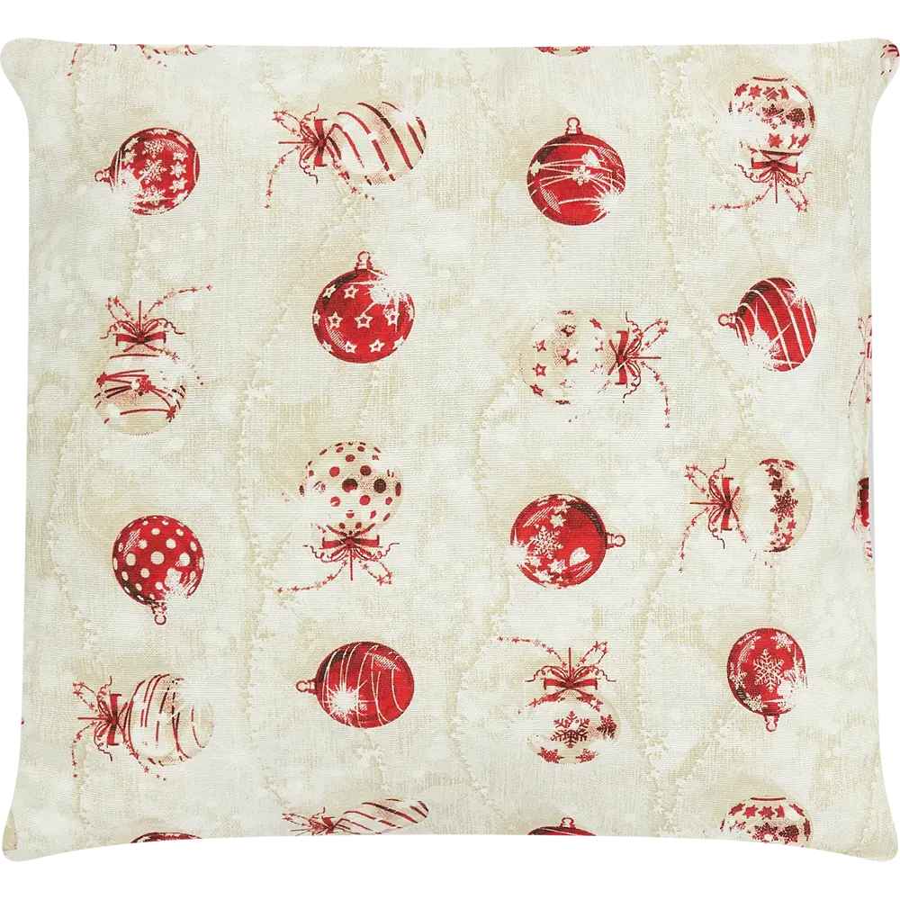 Подушка "Бусы" 40x40 см цвет бежевый 82745973 STLM-2118511 Altali 