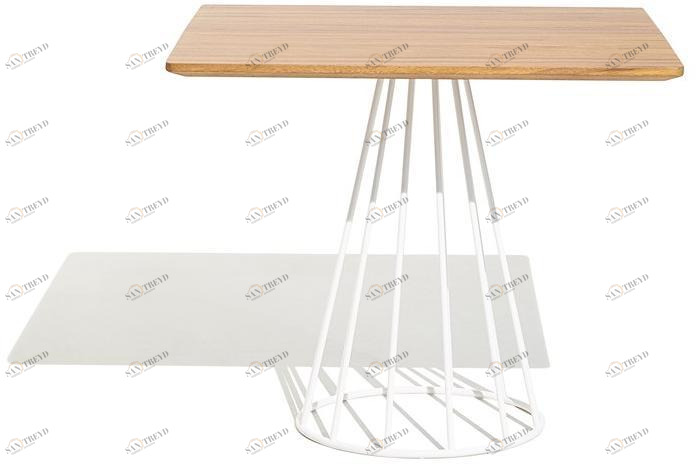 Bivaq Квадратный садовый стол из алюминия и дерева Illa sun-id-1457026