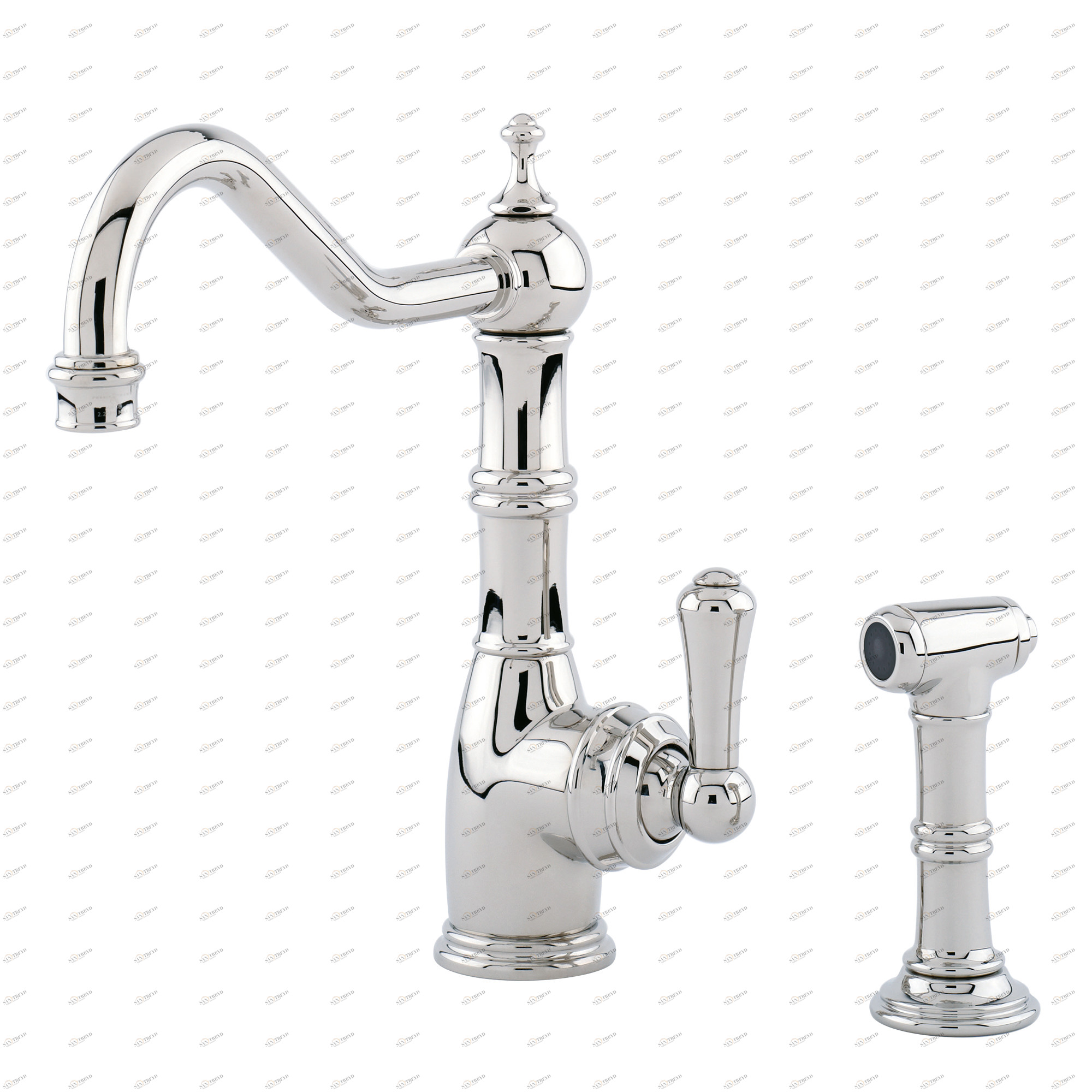 Traditional bathrooms P&R AQUITAINE Смеситель для кухни английский Pr4746.bn 