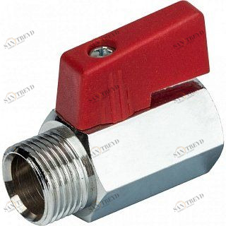 Кран шаровый STOUT ВН Mini 3/8" стандартный проход, флажок SVB0022000010