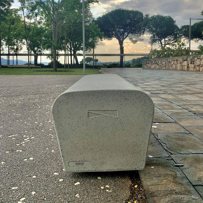 URBIDERMIS Модульная скамейка из бетона без спинки Aro sun-id-1496061 - Вид №1