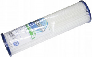 Картридж "гармошечного типа" 10SL -  10 мкм (полиэстер, многократного использования, для холодной воды) Aquafilter FCCEL10, 633