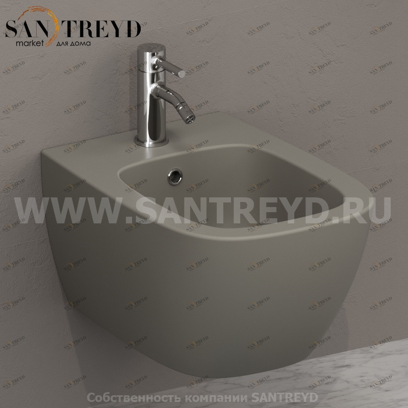 GNS10CC Биде подвесное GENESIS Ceramica Globo