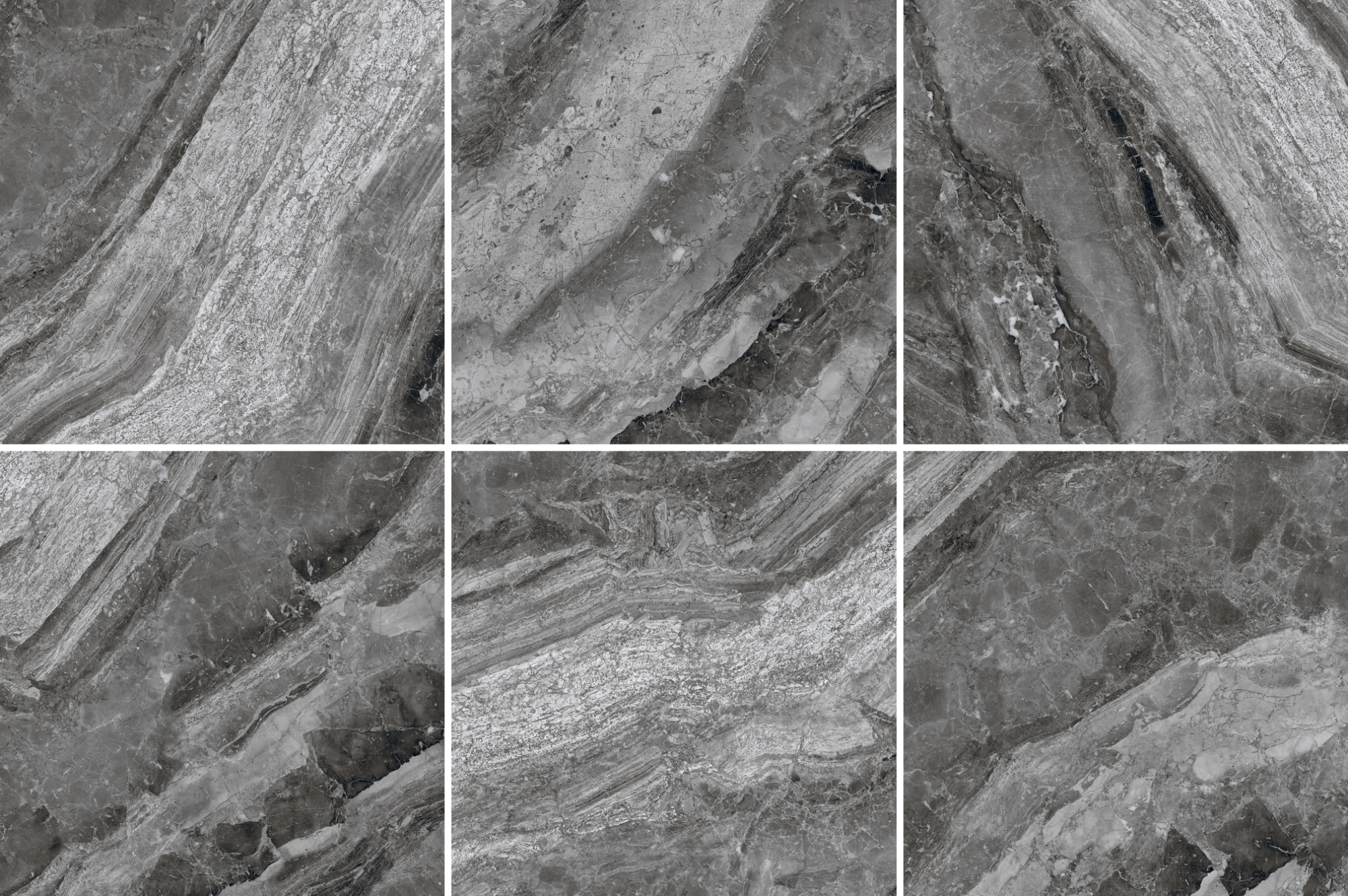 Santreyd Керамогранит Dark Grey Pol с эффектом мрамора 60x60 см 85093832 STLM-0058672 - Вид №2