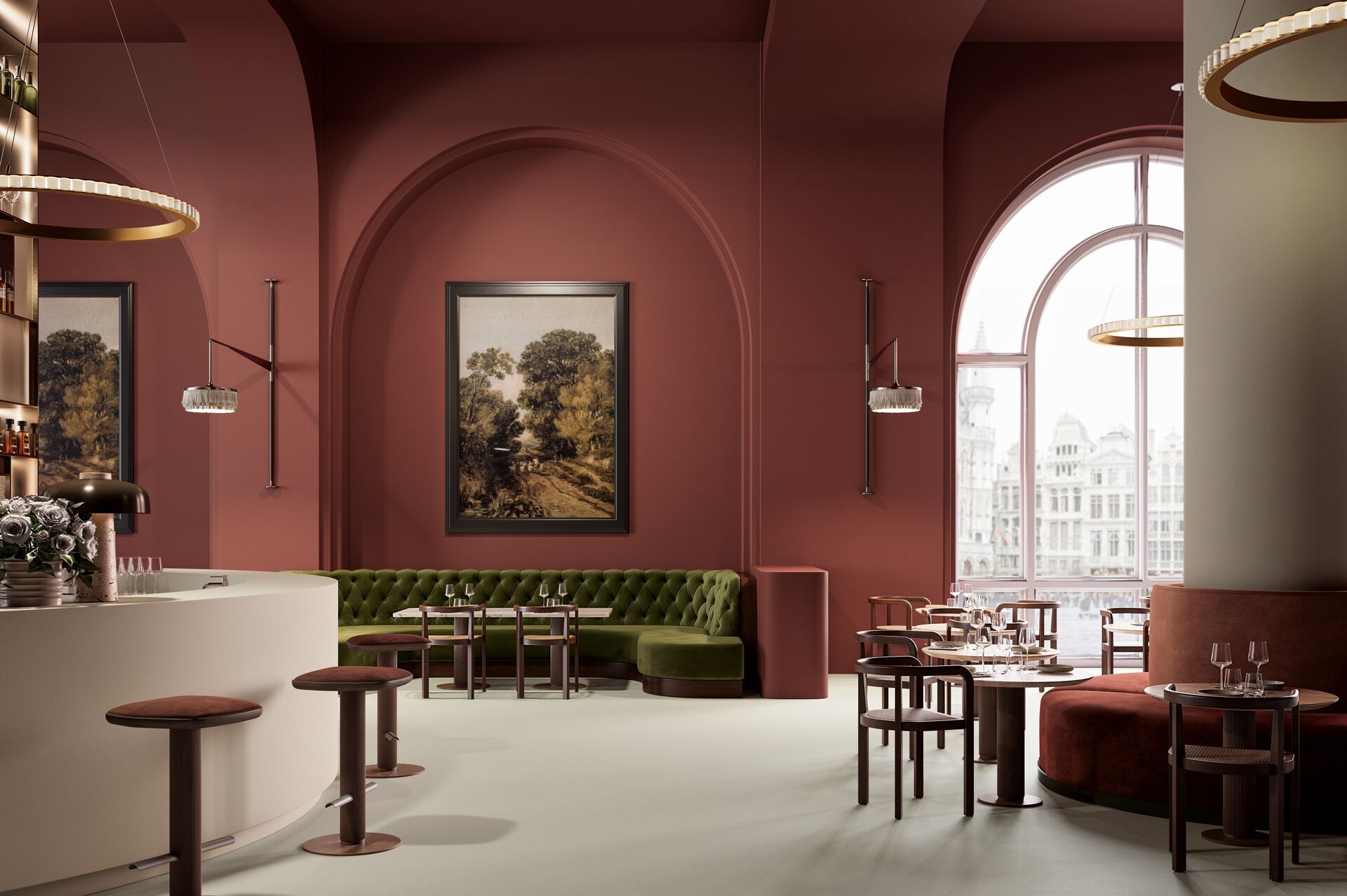 Непрерывная поверхность для полов и покрытий IDEAL WORK SOLIDRO ARCH-00131180 - Вид №16