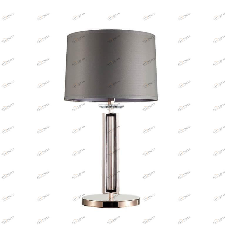 Лампа настольная 88х40 см матовый никель Newport Black Nickel 4401/T без абажура NEWPORT ИНТЕРЬЕРНЫЕ 00-3889156 Прозрачный;серебро 