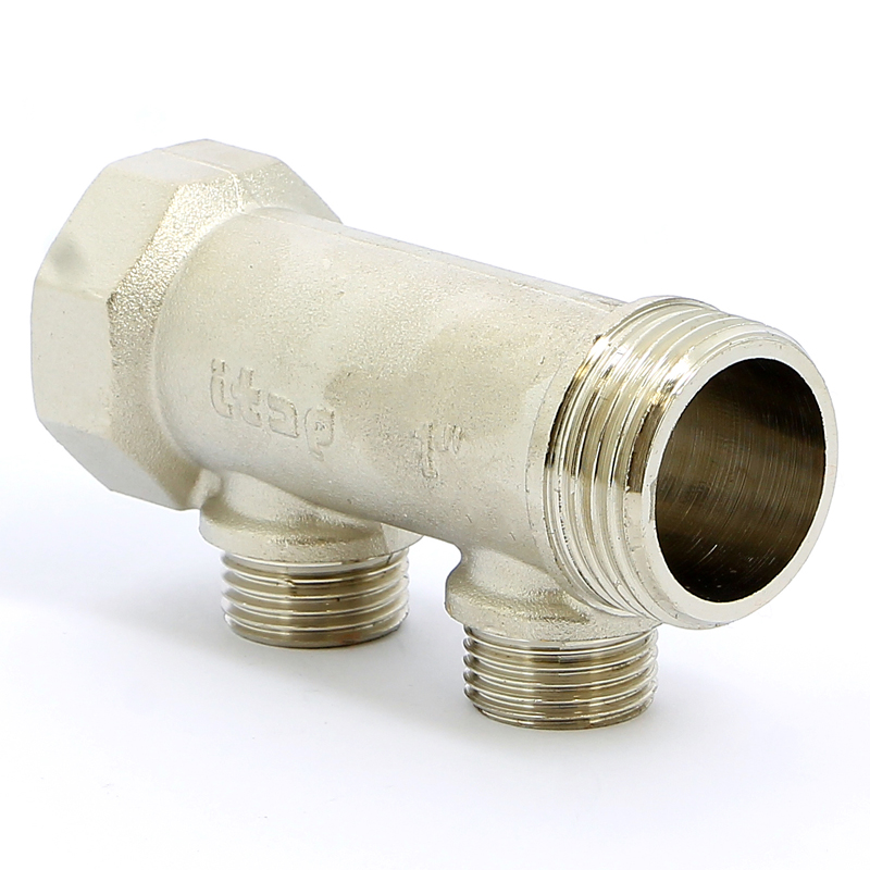 Коллектор НВ 1" никелированный ITAP 2 выхода 1/2"Н 38мм 45512 - Вид №2