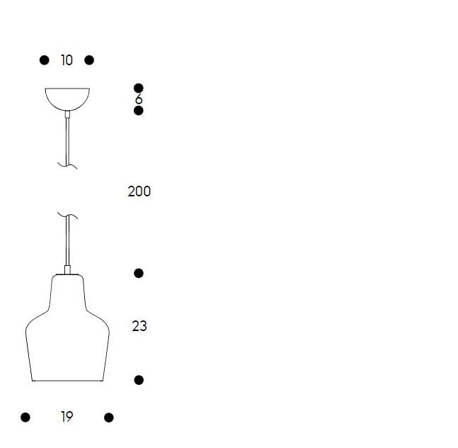 Стеклянный подвесной светильник Artek A440 ARCH-00062611 - Вид №2