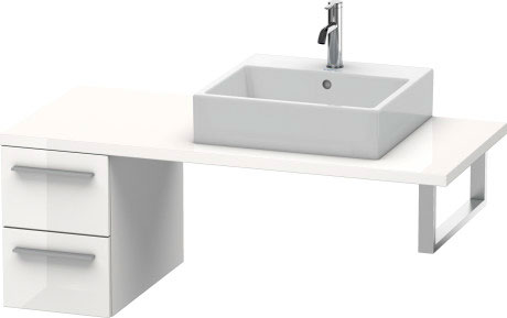 XL543500909 Шкафчик для консоли X-Large #XL5435 300 x 548 мм Светло-голубой матовый декор Duravit - Вид №2