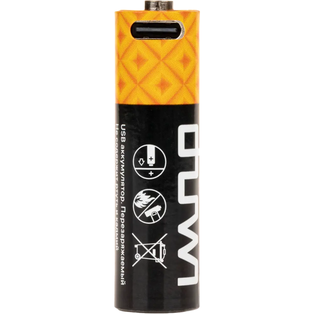 Аккумуляторы DUWI AA литий-ионные 1800 мАч 2 шт с USB-C зарядкой 84376890 STLM-0048865 - Вид №1