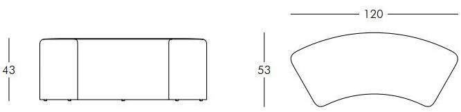 SLIDE Модульная скамья из полиуретана sun-id-1415651 - Вид №5