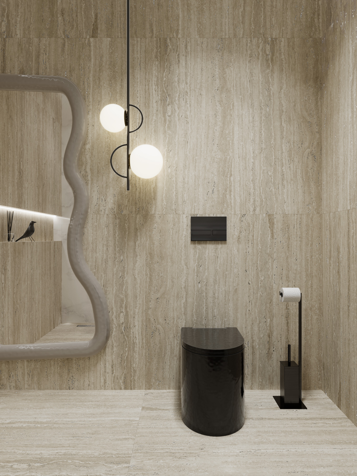 Керамогранит TRAVERTINO NATURAL 60х120 Arcadia Ceramica CR4022-A