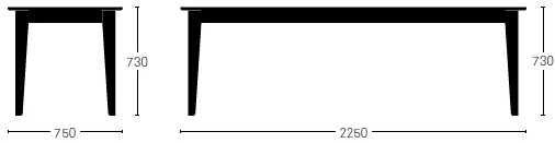 Deadgood Прямоугольный деревянный стол Tree Tt1m tt1l tt1xl - Вид №5