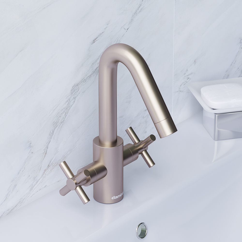 280210000 Nickel смеситель для умывальника Damixa Neo Classic 