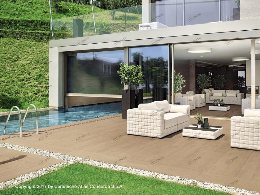 Atlas Concorde Наружный пол из керамогранита с имитацией дерева Nid sun-id-1418546