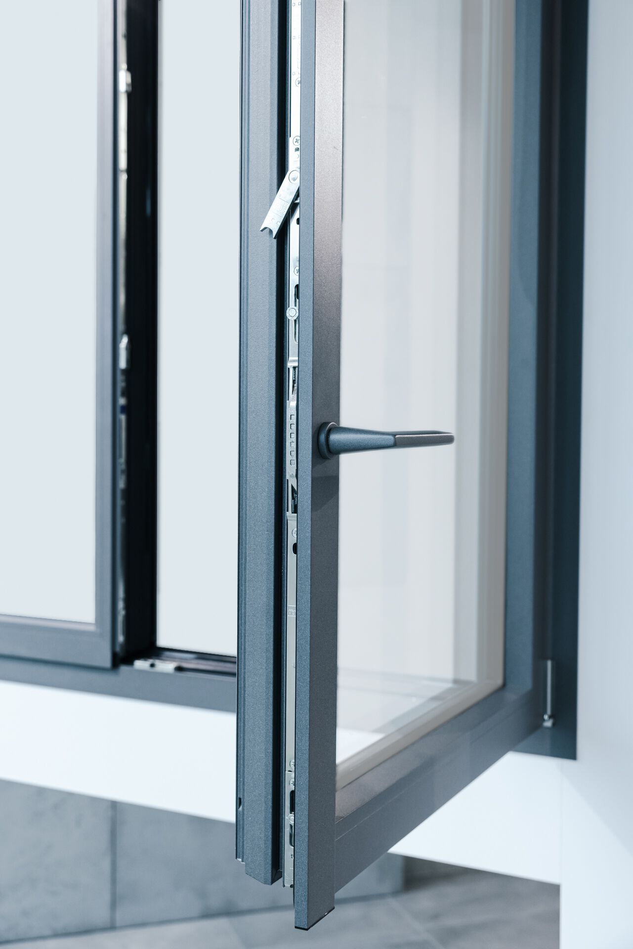 Алюминиевая створчатая дверь-окно WnD MIRU EVO HIDDEN ARCH-00039972 - Вид №1