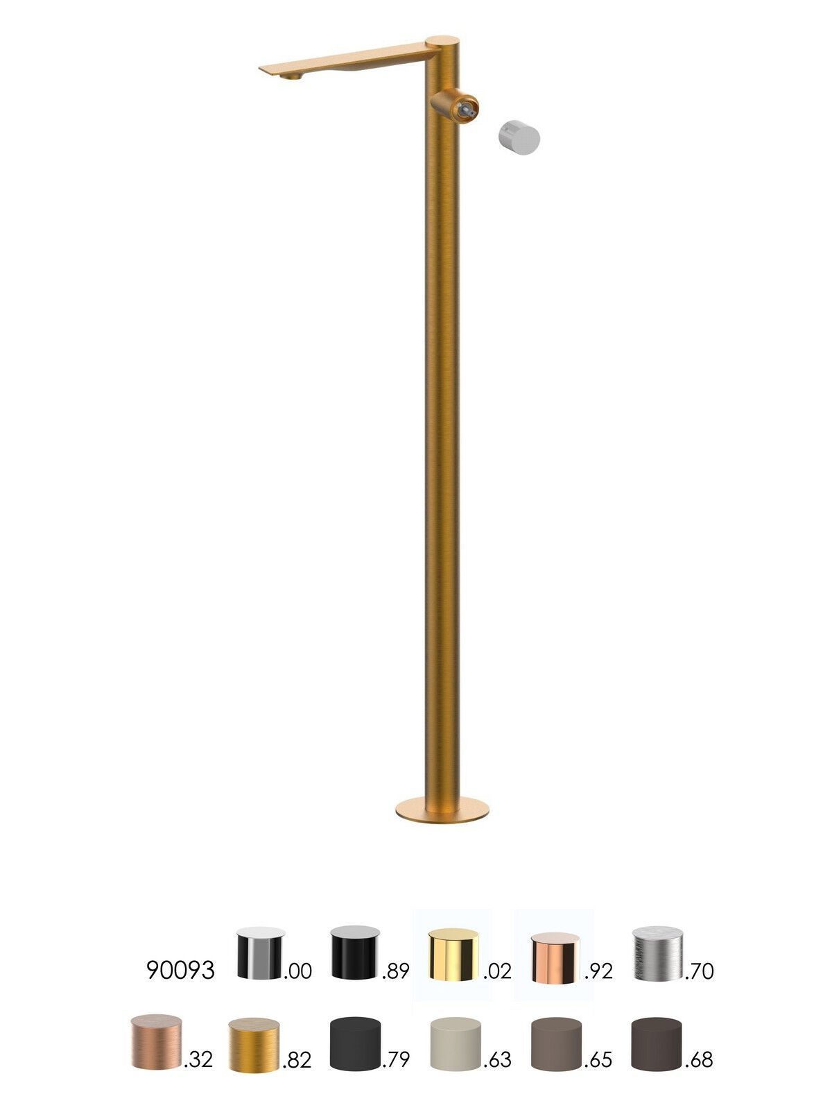 Однорычажный смеситель для раковины без стока Rubinetterie Frattini Narciso S ARCH-00128883 - Вид №4