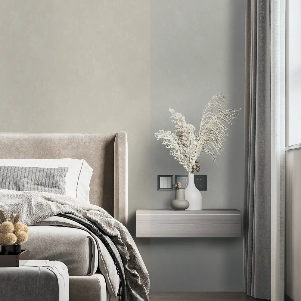 Обои флизелиновые Wallsecret Pazzle серо-бежевые 1.06 м 89416669 STLM-1565945 - Вид №5