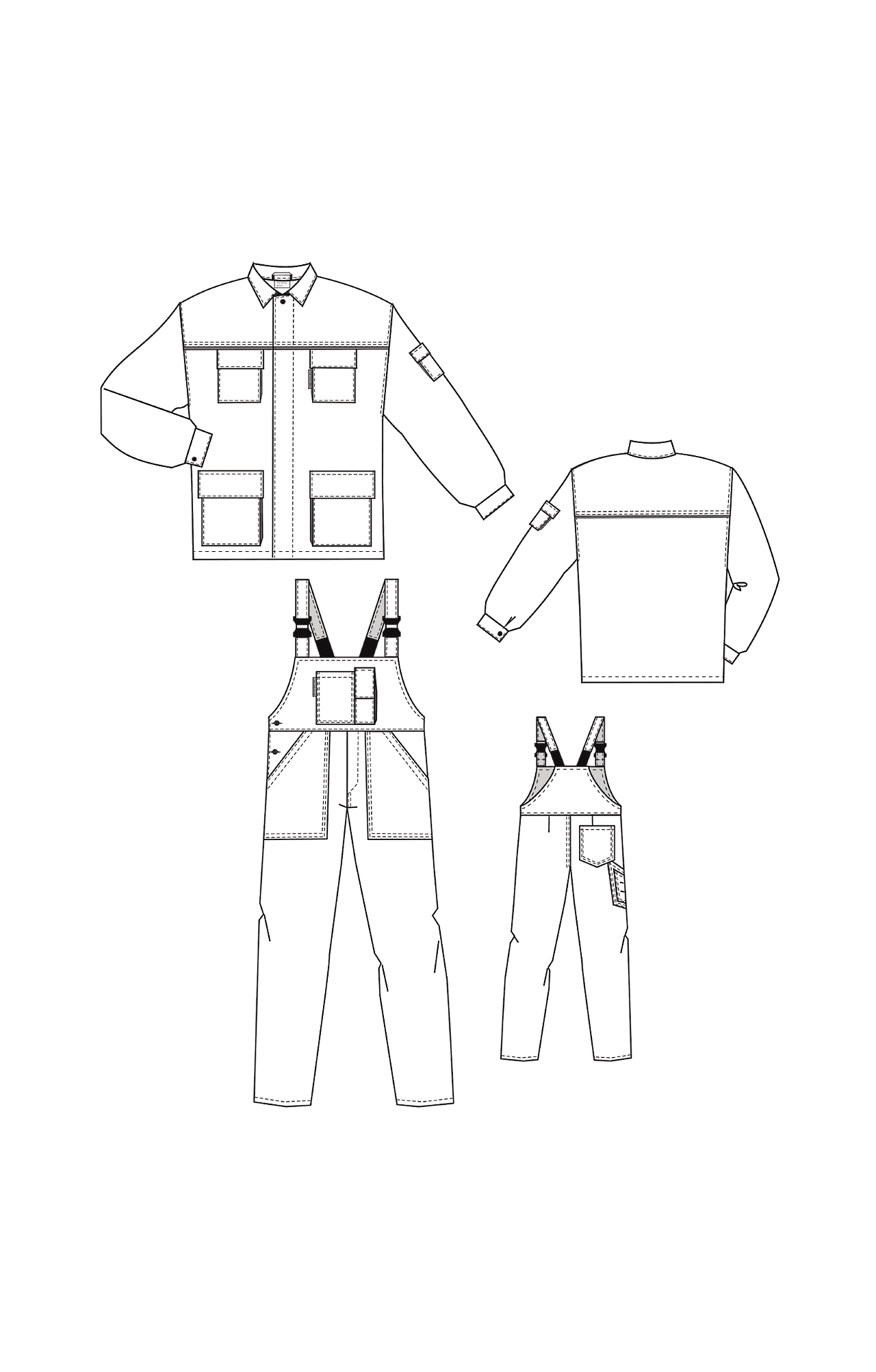 65504 Костюм "Эксперт-2" зеленый  Летняя спецодежда  размер 64-66/170-176  - Вид №6