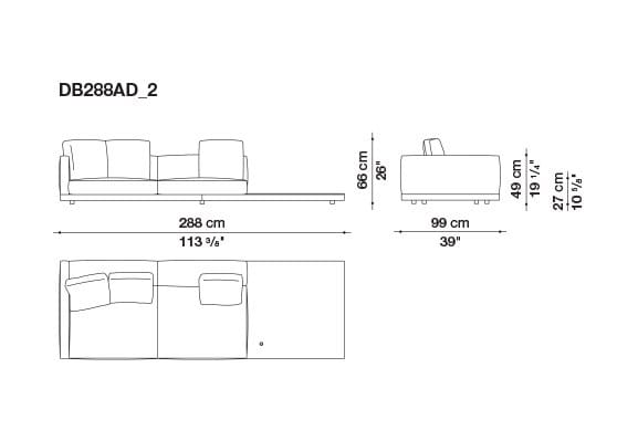 Кожаный диван B&B Italia док ARCH-00106863 - Вид №87