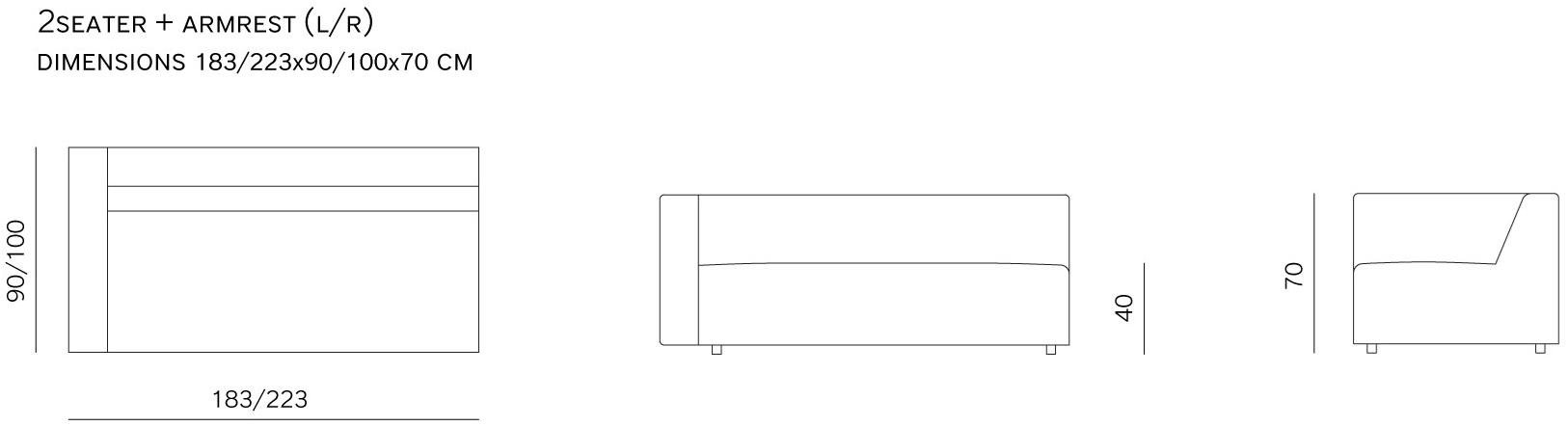 prostoria Модульный диван Match sun-id-1486919 - Вид №13