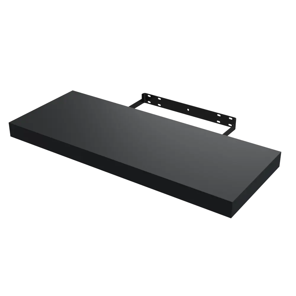 Полка настенная Spaceo Paris 60x23.5 см МДФ цвет чёрный 82877530 STLM-2176503  - Вид №1