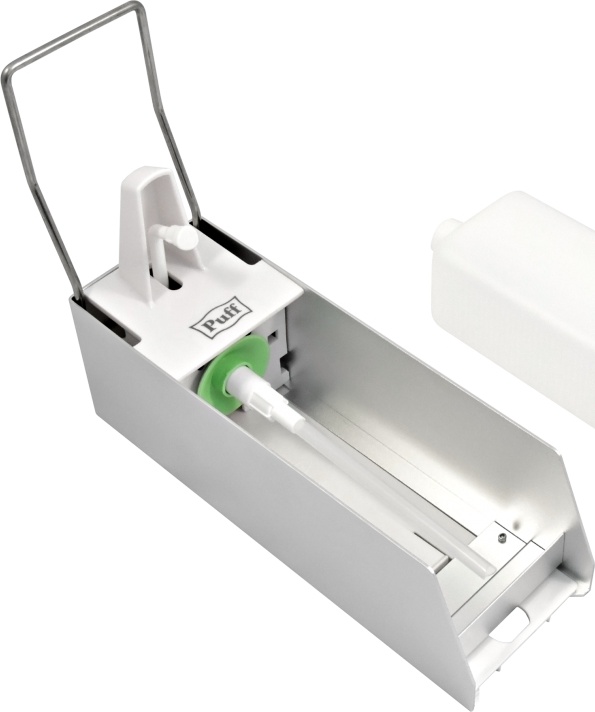 1402.164 Локтевой дозатор для жидкого мыла и дез растворов 1000 мл антивандальный 8191 PUFF  - Вид №3