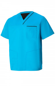 5040179 Куртка ОРИОН мужская бирюза черная  Медицинская одежда  размер 44-46/170-176