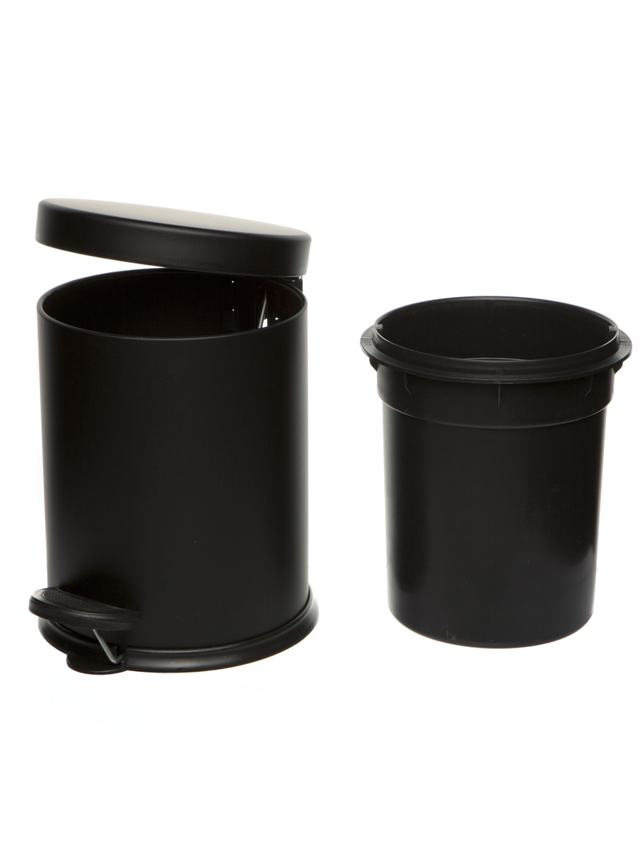 Вёдра с педалью и крышкой Tucana 3L Mini Black NAVAKO 11518 - Вид №2