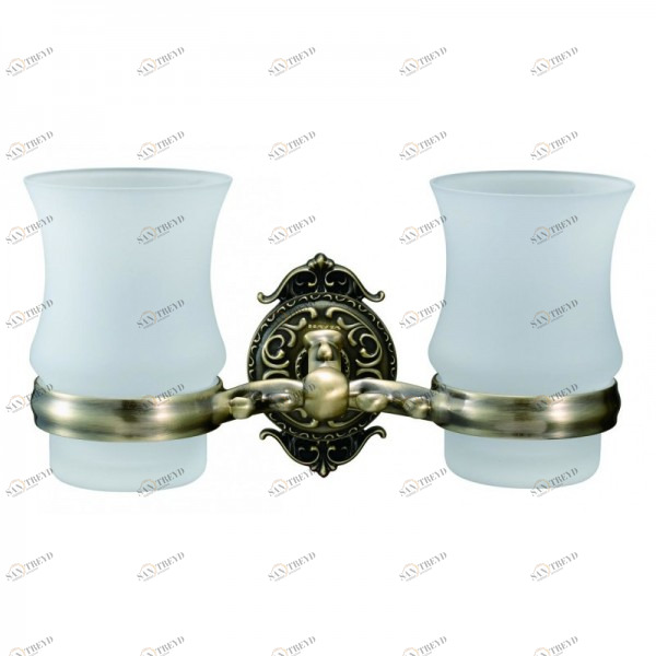 Стакан стекло двойной к стене Hayta (Германия) Classic Bronze 13905G/BRONZE sun-id-562241