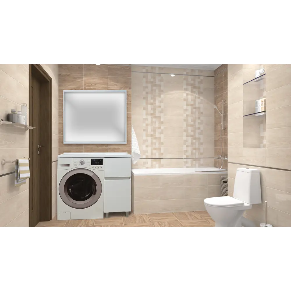 Santreyd Mira-1000 — накладная раковина из литьевого мрамора для современной ванной 82825116 STLM-0036598 - Вид №4