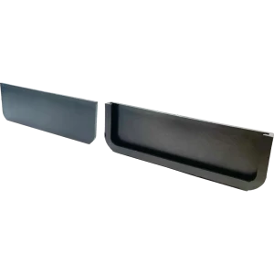 Заглушка торцевая к каналу Gidrolica 1000x115x55 мм цвет черный