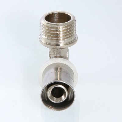 VTm.253.N.002004 Пресс-фитинг – угольник с переходом на наружную резьбу Valtec 20 мм х 1/2"  - Вид №2