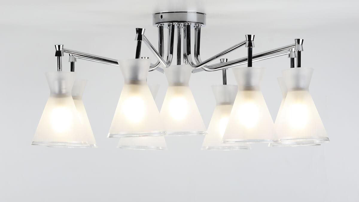 Потолочная люстра Rivoli Sospiro 3028-309 RIVOLI ДИЗАЙНЕРСКИЕ, SOSPIRO 336936 Хром;белый  - Вид №3