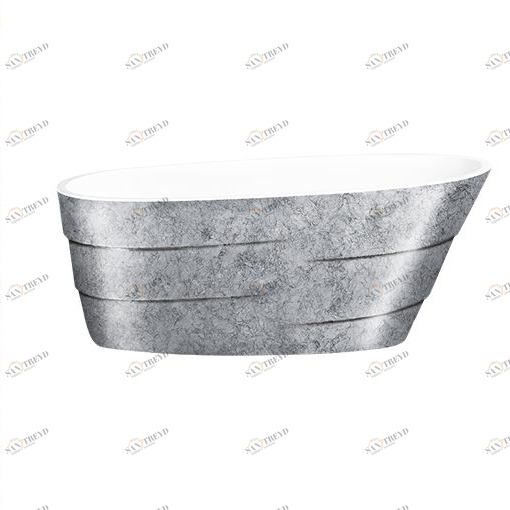 Ванна акриловая отдельностоящая Treasure Silver Lagard AUGUSTE lgd-agst-ts
