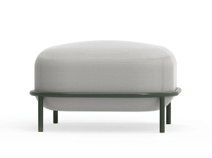 Металлический квадратный пуф