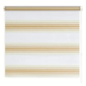 Штора рулонная день-ночь Palermo 120x250 см бежевая 89071355 STLM-2141272