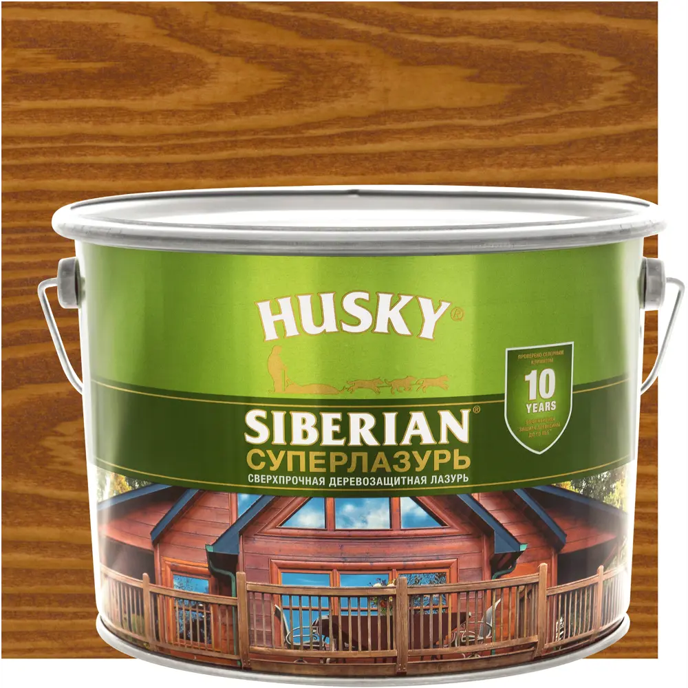 Husky Siberian Суперлазурь для дерева - защита и декор в полуглянце 83630960